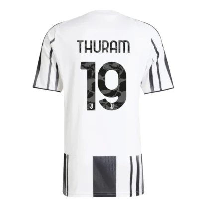 Juventus Herr Hemmatröja 2025/26 – Khéphren Thuram 19 – Kortärmad Fotbollströja