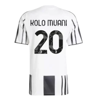 Juventus Herr Hemmatröja 2025/26 – Randal Kolo Muani 20 – Kortärmad Fotbollströja