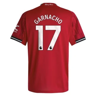 Manchester United Herr Hemmatröja 2025/26 – Alejandro Garnacho 17 – Kortärmad Fotbollströja