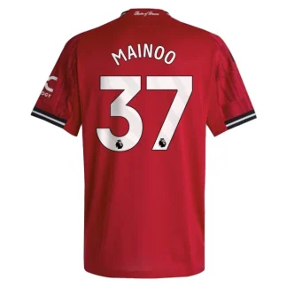 Manchester United Herr Hemmatröja 2025/26 – Kobbie Mainoo 37 – Kortärmad Fotbollströja