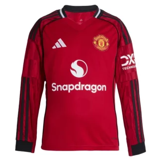 Manchester United Herr Hemmatröja 2025/26 – Långärmad Fotbollströja