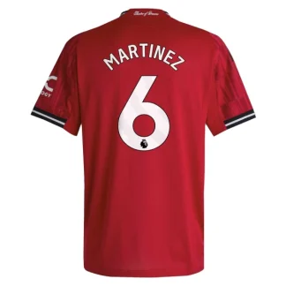 Manchester United Herr Hemmatröja 2025/26 – Lisandro Martinez 6 – Kortärmad Fotbollströja