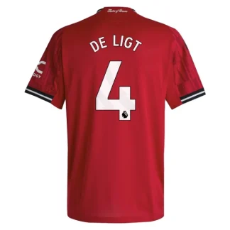 Manchester United Herr Hemmatröja 2025/26 – Matthijs de Ligt 4 – Kortärmad Fotbollströja