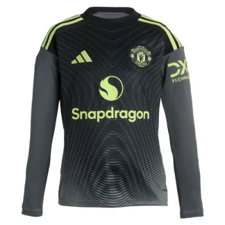 Manchester United Målvaktströja Hemma Herr 2025/26 Långärmad Fotbollströja
