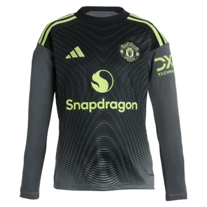 Manchester United Målvaktströja Hemma Herr 2025/26 Långärmad Fotbollströja