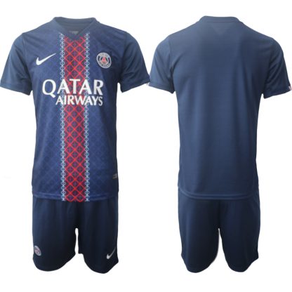 Paris Saint-Germain Hemmaställ Herr 2025/26 – Kortärmad Fotbollströja + Shorts