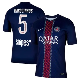 Paris Saint-Germain Herr Hemmatröja 2025/26 – Marquinhos 5 – Kortärmad Fotbollströja