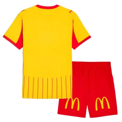 RC Lens Barn Hemmatröja 2025/26 Kortärmad Fotbollsställ med Shorts-1