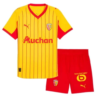RC Lens Barn Hemmatröja 2025/26 Kortärmad Fotbollsställ med Shorts