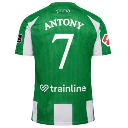 Real Betis Herr Hemmatröja 2025/26 – Antony 7 – Kortärmad Fotbollströja