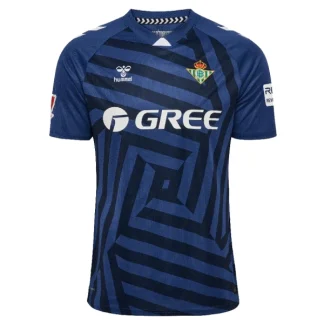 Real Betis Målvaktströja Herr 2025/26 Blå/Marinblå-Vit Kortärmad