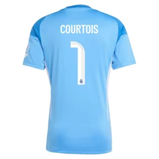 Real Madrid Thibaut Courtois #1 Målvaktsdräkt Herr 2025/26 – blå