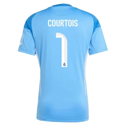 Real Madrid Thibaut Courtois #1 Målvaktsdräkt Herr 2025/26 – blå