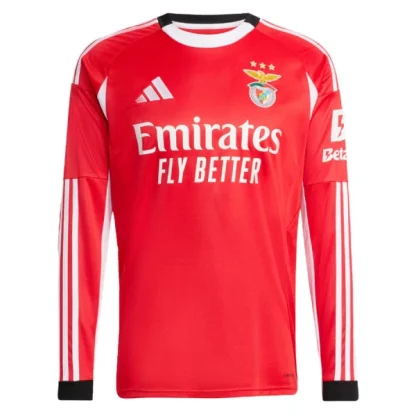SL Benfica Herr Hemmatröja 2025/26 – Långärmad Fotbollströja