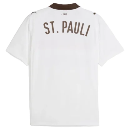 St. Pauli Herr Bortatröja 2025/26 – Kortärmad Fotbollströja-1