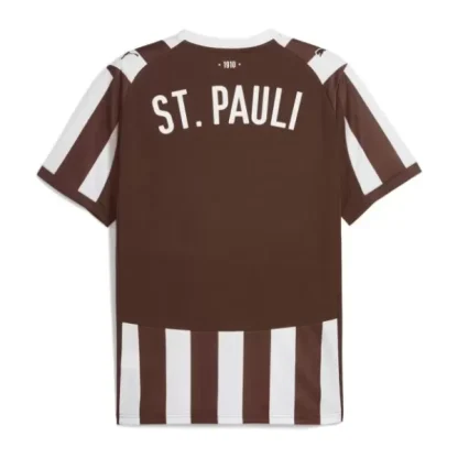 St. Pauli Herr Hemmatröja 2025/26 – Kortärmad Fotbollströja-1
