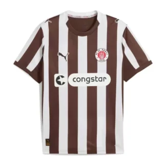 St. Pauli Herr Hemmatröja 2025/26 – Kortärmad Fotbollströja
