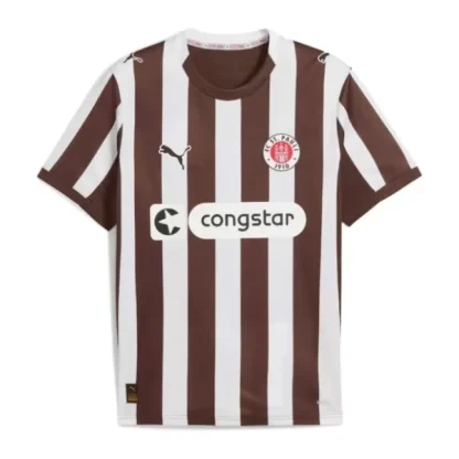 St. Pauli Herr Hemmatröja 2025/26 – Kortärmad Fotbollströja