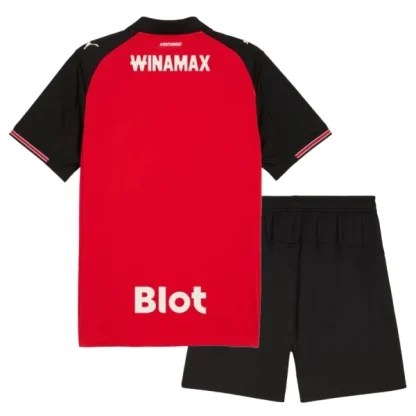 Stade Rennais Barn Hemmatröja 2025/26 Kortärmad Fotbollsställ med Shorts-1