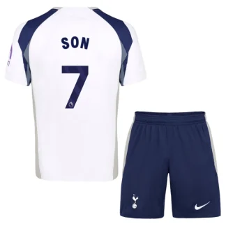Tottenham Hotspur Barn Hemmatröja 2025/26 Son Heung-Min 7 Kortärmad Fotbollsställ med Shorts