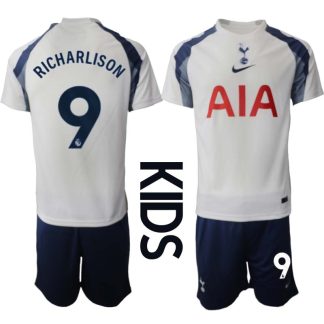 Tottenham Hotspur Hemmaställ Barn 2025/26 – Richarlison 9 – Kortärmad Fotbollströja + Shorts