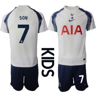 Tottenham Hotspur Hemmaställ Barn 2025/26 – Son Heung-Min 7 – Kortärmad Fotbollströja + Shorts