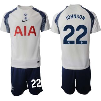Tottenham Hotspur Hemmaställ Herr 2025/26 – Brennan Johnson 22 – Kortärmad Fotbollströja + Shorts