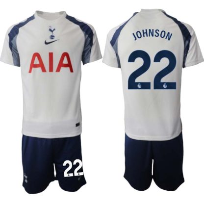 Tottenham Hotspur Hemmaställ Herr 2025/26 – Brennan Johnson 22 – Kortärmad Fotbollströja + Shorts