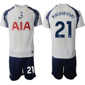 Tottenham Hotspur Hemmaställ Herr 2025/26 – Dejan Kulusevski 21 – Kortärmad Fotbollströja + Shorts