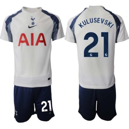 Tottenham Hotspur Hemmaställ Herr 2025/26 – Dejan Kulusevski 21 – Kortärmad Fotbollströja + Shorts