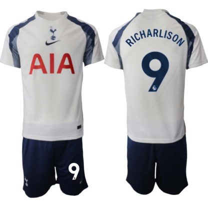Tottenham Hotspur Hemmaställ Herr 2025/26 – Richarlison 9 – Kortärmad Fotbollströja + Shorts
