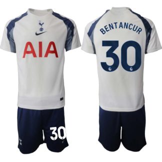 Tottenham Hotspur Hemmaställ Herr 2025/26 – Rodrigo Bentancur 30 – Kortärmad Fotbollströja + Shorts