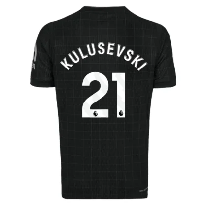 Tottenham Hotspur Herr Bortatröja 2025/26 – Dejan Kulusevski 21 – Kortärmad Fotbollströja