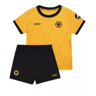 Wolves FC 2025/26 Hemmatröja Barn Set – Kortärmad Fotbollströja med Shorts