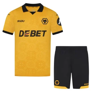 Wolves FC Barn Tredjeställ 2025/26 – Kortärmad Fotbollströja + Shorts
