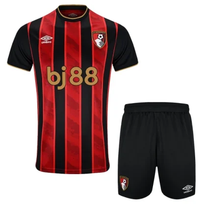 AFC Bournemouth Barn Hemmaställ 2025/26 – Kortärmad Fotbollsställ med Shorts