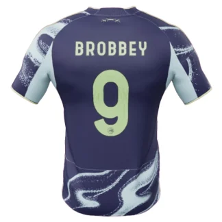 Ajax Herr Bortatröja 2025/26 –Brian Brobbey 9 – Kortärmad Fotbollströja