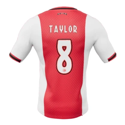 Ajax Herr Hemmatröja 2025/26 – Kenneth Taylor 8 – Kortärmad Fotbollströja