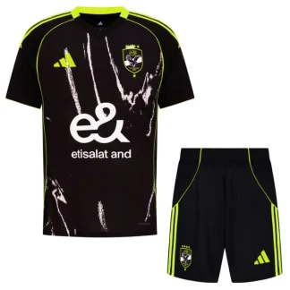 Al Ahly Barn Bortaställ 2025/26 – Kortärmad Fotbollsställ med Shorts