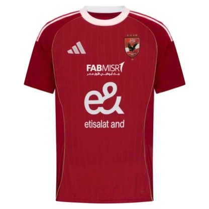 Al Ahly Herr Hemmatröja 2025/26 – Kortärmad Fotbollströja