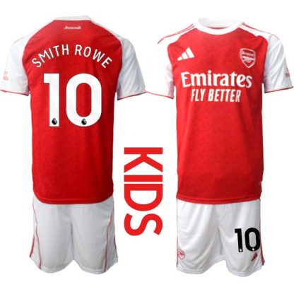Arsenal Hemmaställ Barn 2025/26 – Emile Smith Rowe 10 – Kortärmad Fotbollströja + Shorts