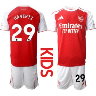 Arsenal Hemmaställ Barn 2025/26 – Kai Havertz 29 – Kortärmad Fotbollströja + Shorts