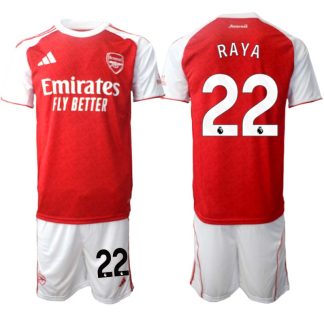 Arsenal Hemmaställ Herr 2025/26 – David Raya 22 – Kortärmad Fotbollströja + Shorts