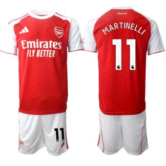 Arsenal Hemmaställ Herr 2025/26 – Gabriel Martinelli 11 – Kortärmad Fotbollströja + Shorts