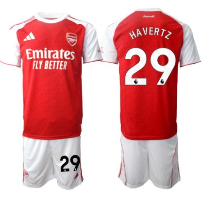 Arsenal Hemmaställ Herr 2025/26 – Kai Havertz 29 – Kortärmad Fotbollströja + Shorts