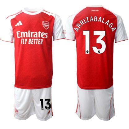 Arsenal Hemmaställ Herr 2025/26 – Kepa Arrizabalaga 13 – Kortärmad Fotbollströja + Shorts