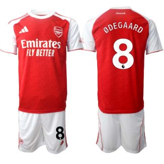 Arsenal Hemmaställ Herr 2025/26 – Martin Ødegaard 8 – Kortärmad Fotbollströja + Shorts