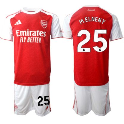 Arsenal Hemmaställ Herr 2025/26 – Mohamed Elneny 25 – Kortärmad Fotbollströja + Shorts