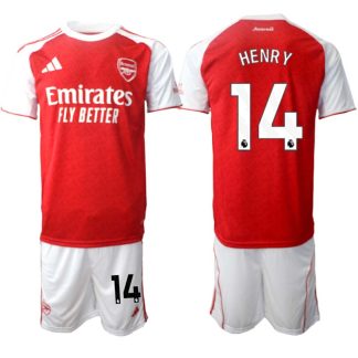 Arsenal Hemmaställ Herr 2025/26 – Thierry Henry 14 – Kortärmad Fotbollströja + Shorts