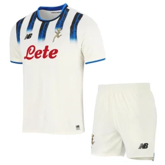 Atalanta BC Barn Bortaställ 2025/26 – Kortärmad Fotbollsställ med Shorts